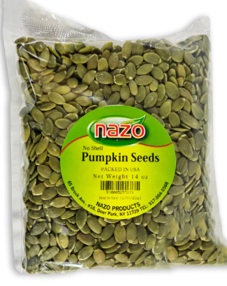 nazo No Shell Pumpkin Seeds 14 OZ